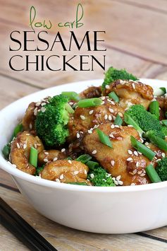 Low Carb Sesame Chicken