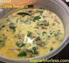 Low Carb Zuppa Toscana