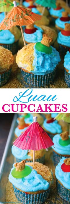 Luau Cupcakes