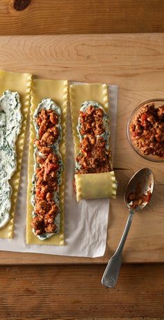 Make-Ahead Meat-Lovers' Lasagna Roll-Ups