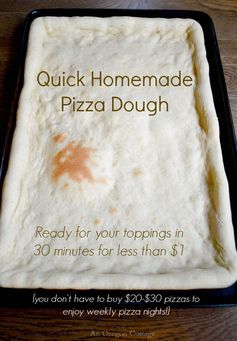 Make Quick Homemade Pizza Dough