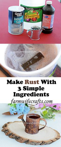 Make Rust With 3 Simple Ingredients