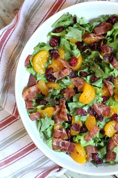 Mandarin Orange Green Salad with Poppy Seed Dressing