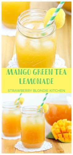 Mango Green Tea Lemonade