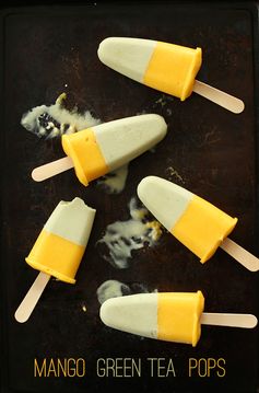 Mango Green Tea Pops