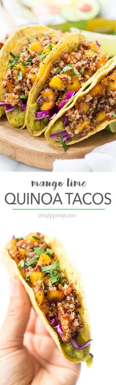 Mango Lime Quinoa Tacos