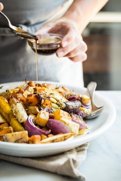 Maple Balsamic Roasted Vegetables