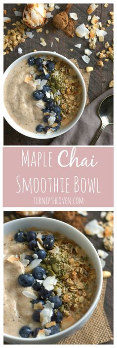 Maple Chai Smoothie Bowl