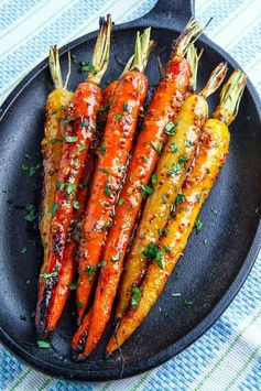 Maple Dijon Roasted Carrots