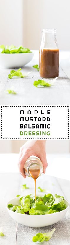 Maple Mustard Balsamic Dressing