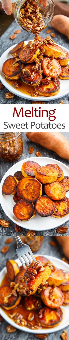 Maple Pecan Melting Sweet Potatoes