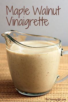 Maple Walnut Vinaigrette Salad Dressing