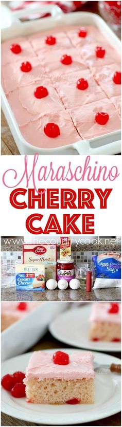 Maraschino Cherry Cake