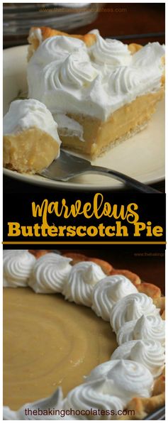 Marvelous Butterscotch Pie