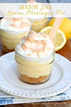 Mason Jar Lemon Meringue Pies