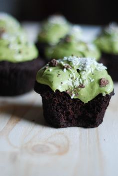 Matcha Chocolate Cupcakes