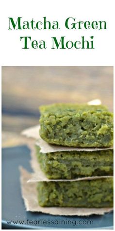 Matcha Green Tea Mochi