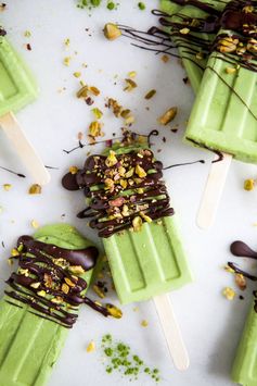 Matcha Pistachio Ice Lollies