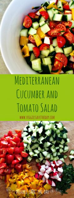 Mediterranean Cucumber and Tomato Salad