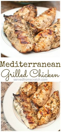 Mediterranean Grilled Chicken Breasts