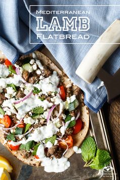 Mediterranean Lamb Flatbread