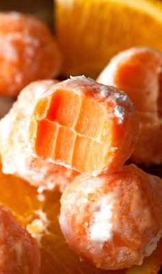 Melt in Your Mouth Orange Creamsicle Truffles