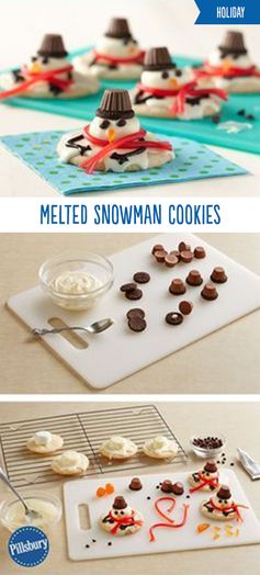 Melted Snowmen Cookies