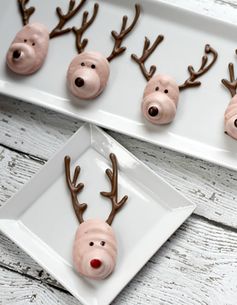 Meringue Reindeer Cookies