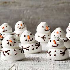 Meringue Snowmen