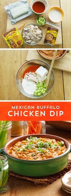 Mexican Buffalo Chicken Dip