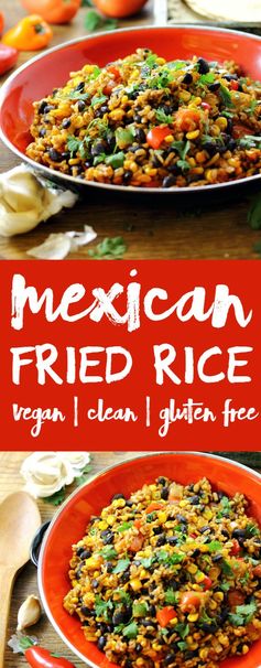 Mexican Fried Brown Rice