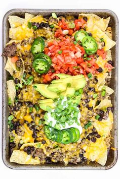 Mexican Nachos in the Oven