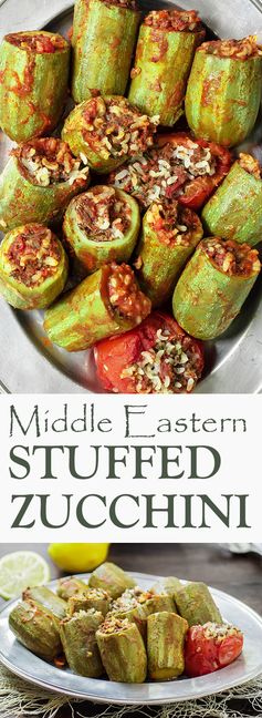 Middle Eastern Stuffed Zucchini