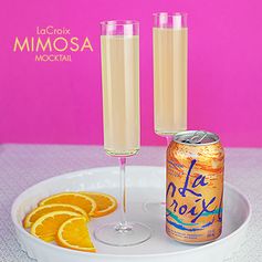 Mimosa mocktail