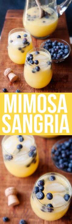 Mimosa sangria