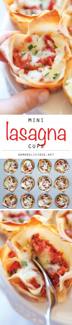 Mini Lasagna Cups