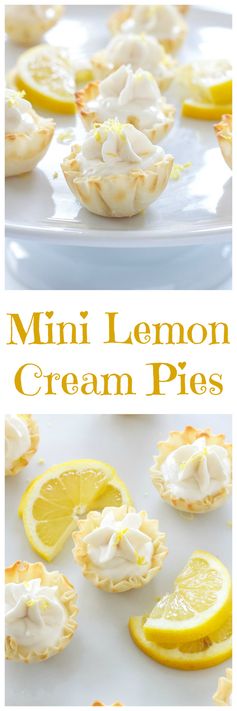 Mini Lemon Cream Pies