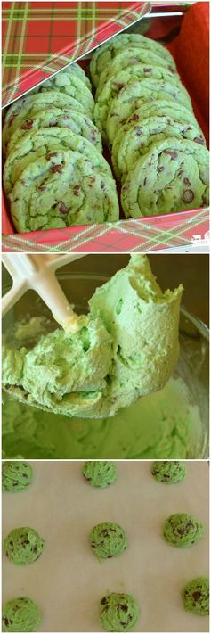 Mint Chip Sugar Cookies