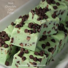 Mint Chocolate Chip Fudge