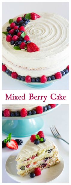 Mixed Berry Cake