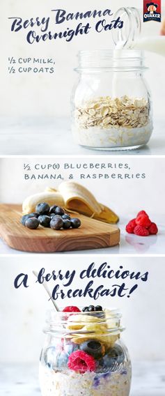 Mixed Berry Overnight Oats