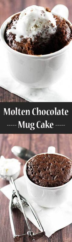 Molten Chocolate Mug Cake