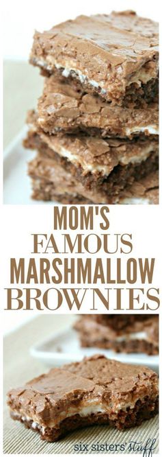 Mom’s Famous Chocolate Marshmallow Brownies