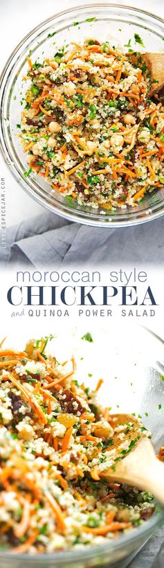 Moroccan Chickpea Quinoa Power Salad