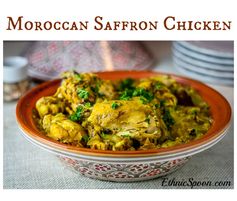 Moroccan Saffron Chicken