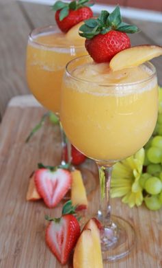 Moscato Peach Wine Slushies