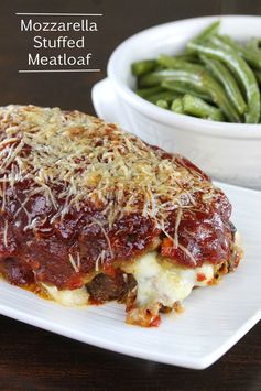 Mozzarella Stuffed Meatloaf