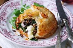 Mushroom and Camembert Wellingtons