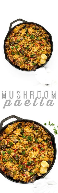 Mushroom Paella