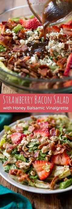 My Favorite Strawberry Bacon Salad